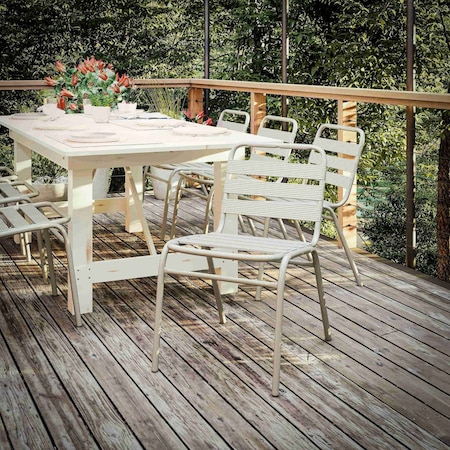 Flash Furniture Commercial Silver Restaurant Stack Chair TLH-015C-GG
